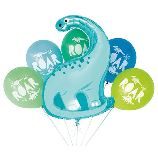 Balloon Bouquet Kit - Dinosaur (6 piece set) - The Party Marketplace