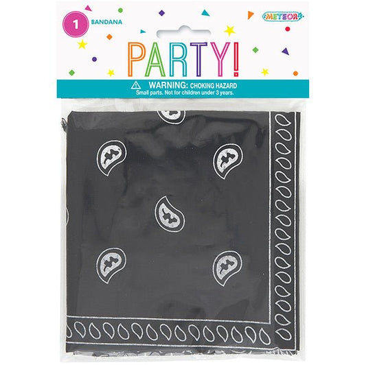 Bandana Paisley - Black - The Party Marketplace