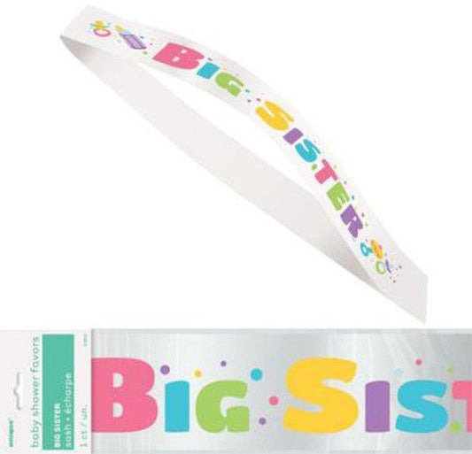 "Big Sister" Satin Sash - The Party Marketplace