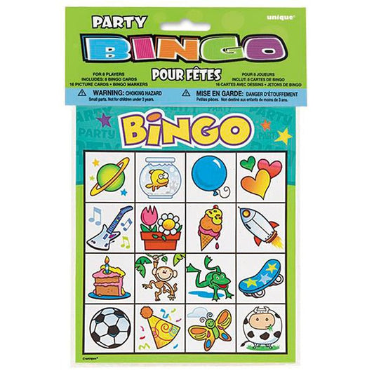 Bingo Party Game (For 8) - The Party Marketplace
