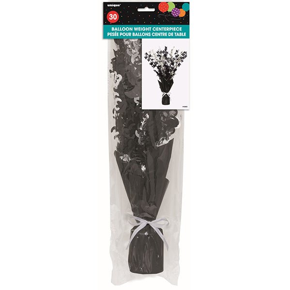 Birthday Cheer "30" Balloon Weight Centrepiece 40cm - The Party Marketplace