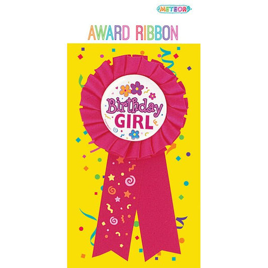 "Birthday Girl" Award Ribbon - The Party Marketplace