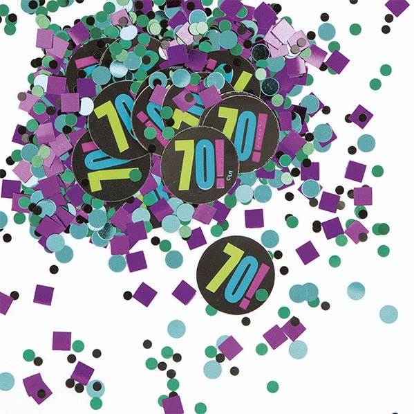 Birthday Glitz "70" Confetti (14g) - The Party Marketplace