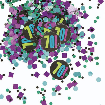 Birthday Glitz "70" Confetti (14g) - The Party Marketplace