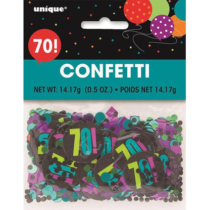 Birthday Glitz "70" Confetti (14g) - The Party Marketplace