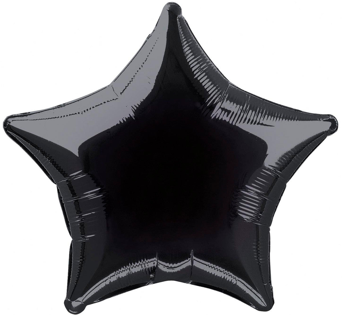 Black Star Foil Balloon 50cm - The Party Marketplace