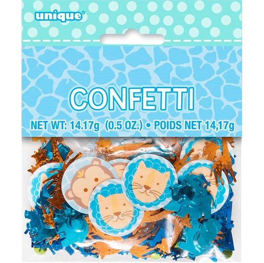 Blue Safari 1st Birthday Confetti (14g) - The Party Marketplace