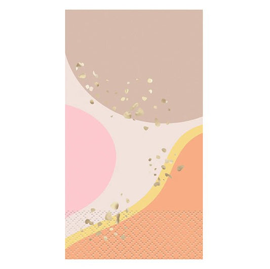 Boho Brunch Foil Stamped Guest Napkins (Pack of 16) - The Party Marketplace