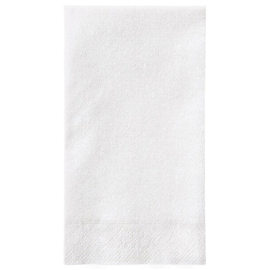 Bright White Guest Napkins (Pack of 16) - The Party Marketplace