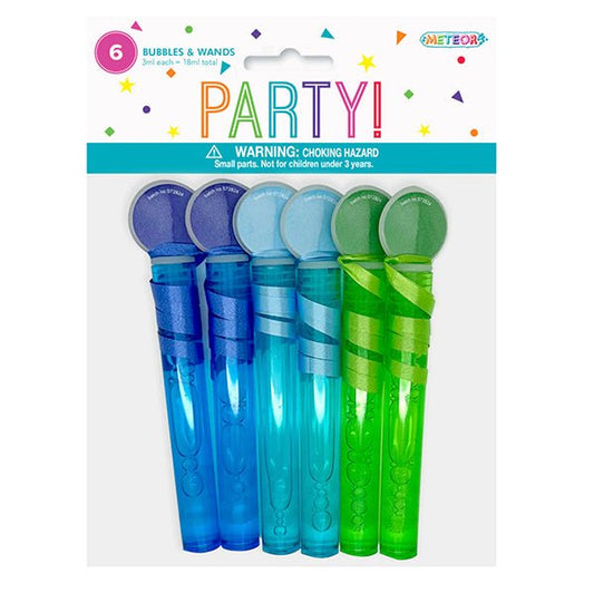 Bubbles & Wands - Boy Assortment (Pack of 6) - The Party Marketplace