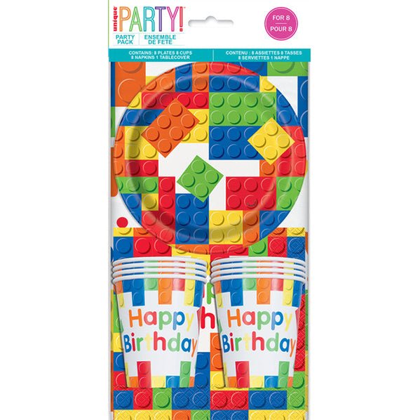 Building Block Party Pack (For 8) - The Party Marketplace
