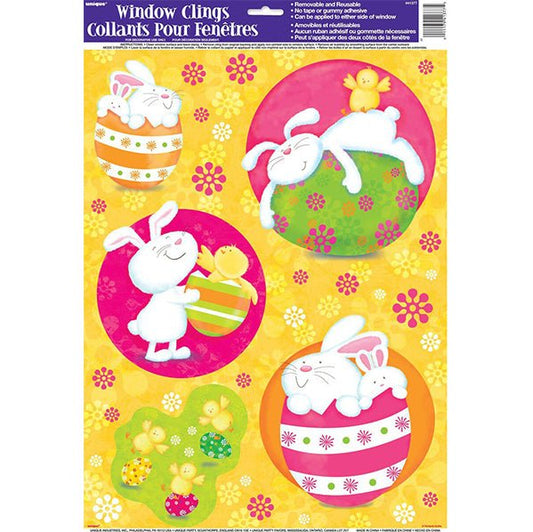 Bunny Pals Window Cling Sheet - The Party Marketplace