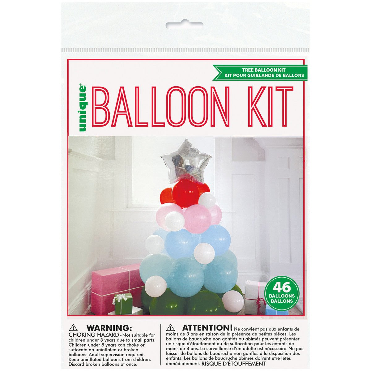 Christmas Tree Balloon Kit (46 piece set) - The Party Marketplace