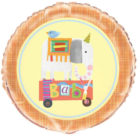Circus Animal Baby Foil Balloon 45cm - The Party Marketplace