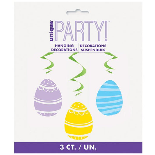 Colourful Hanging Decorations (Pack of 3) - The Party Marketplace