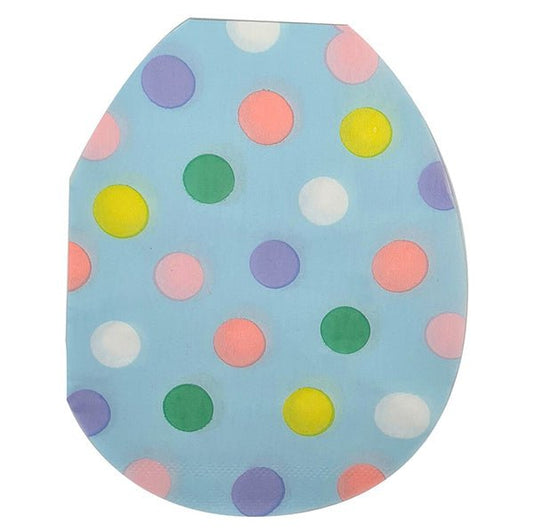 Cool Bunny Egg Shaped Luncheon Napkins (Pack of 16) - The Party Marketplace
