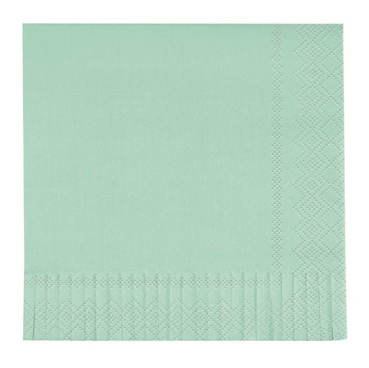 Cool Mint Fringe Luncheon Napkins (Pack of 16) - The Party Marketplace