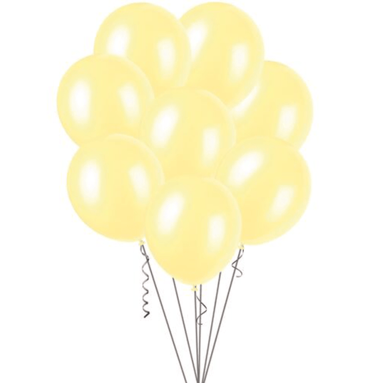 Cream Decorator Balloons 30cm (Pack of 25) - The Party Marketplace