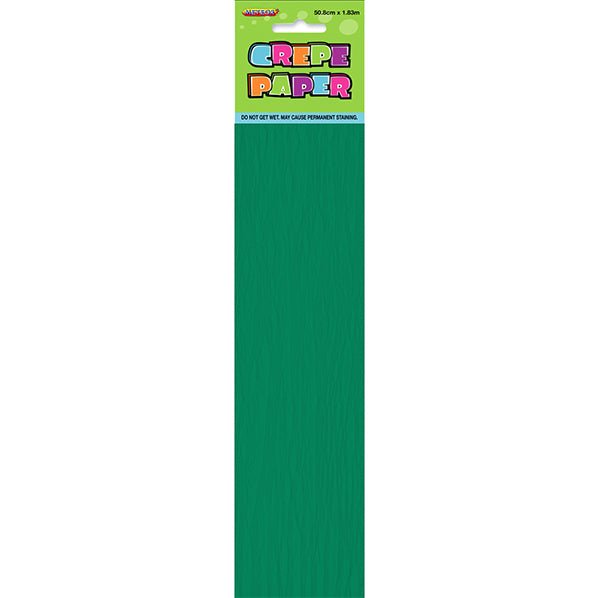 Crepe Paper - Emerald Green - The Party Marketplace