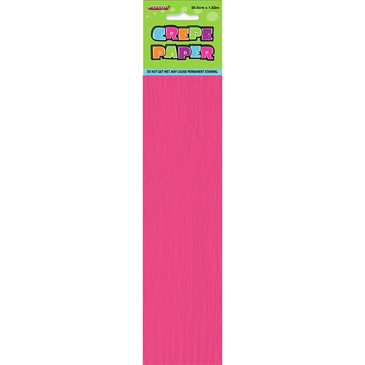 Crepe Paper - Hot Pink - The Party Marketplace
