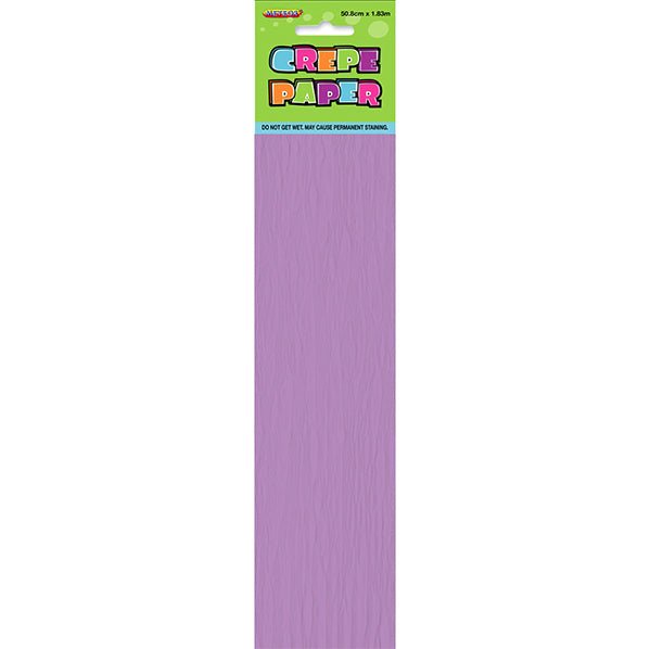 Crepe Paper - Lavender - The Party Marketplace