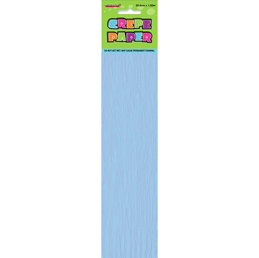 Crepe Paper - Powder Blue - The Party Marketplace