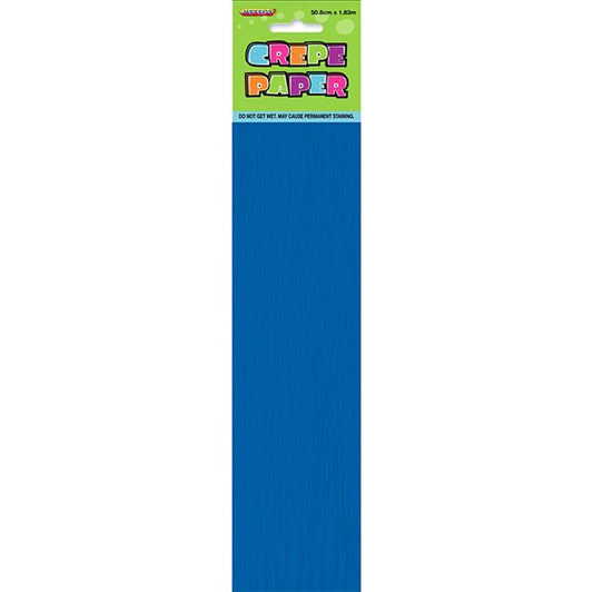 Crepe Paper - Royal Blue - The Party Marketplace