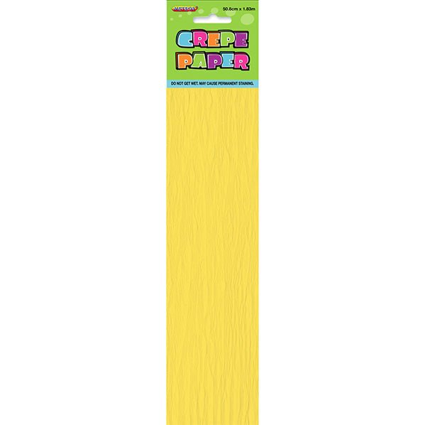 Crepe Paper - Sunflower Yellow - The Party Marketplace