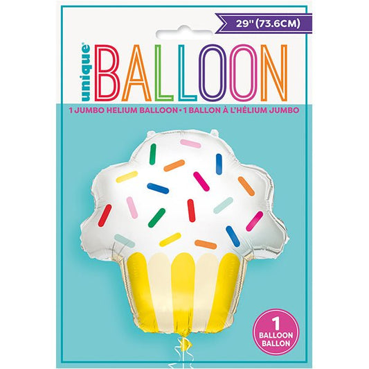 Cupcake Shape Foil Balloon 73.6cm - The Party Marketplace