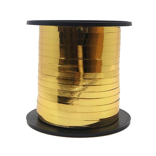Curling Ribbon Roll - Metallic Gold (228m) - The Party Marketplace