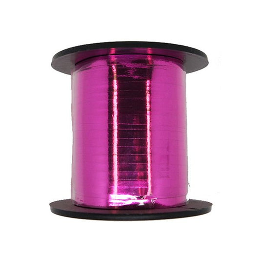 Curling Ribbon Roll - Metallic Hot Pink (228m) - The Party Marketplace