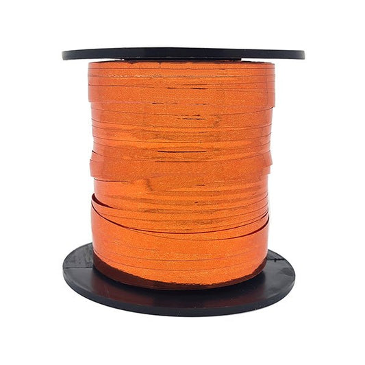 Curling Ribbon Roll - Metallic Orange (228m) - The Party Marketplace