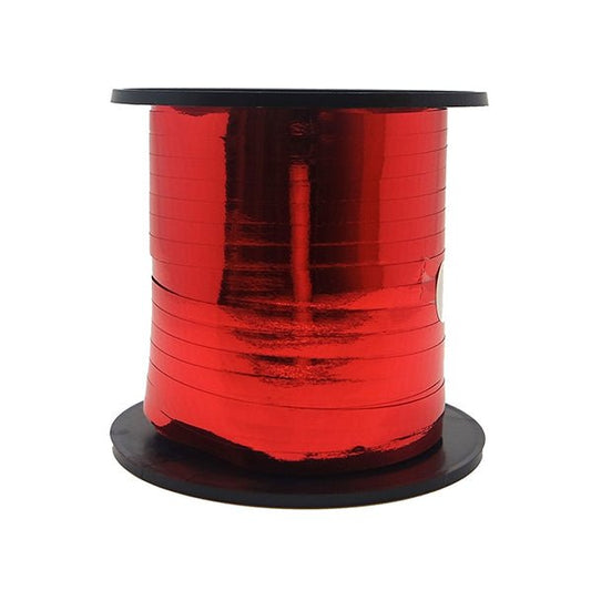 Curling Ribbon Roll - Metallic Red (228m) - The Party Marketplace