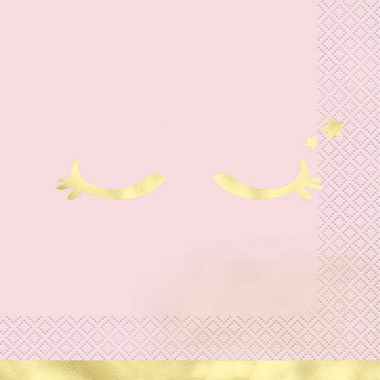Dainty Unicorn Foil Stamped Luncheon Napkins (Pack of 16) - The Party Marketplace