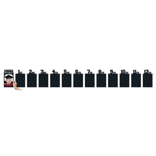 DIY Photo Display Garland - Kindergarten To 12th Grade (2.74m) - The Party Marketplace