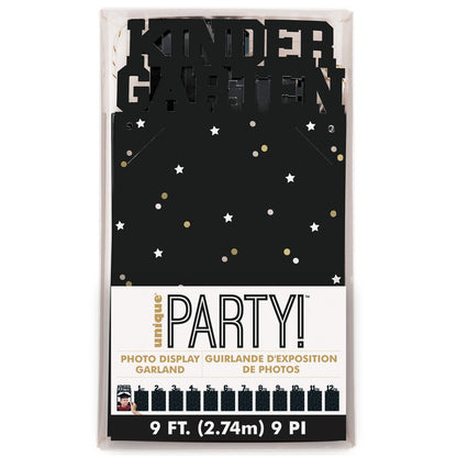 DIY Photo Display Garland - Kindergarten To 12th Grade (2.74m) - The Party Marketplace