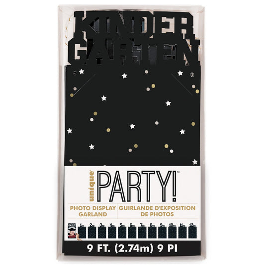 DIY Photo Display Garland - Kindergarten To 12th Grade (2.74m) - The Party Marketplace