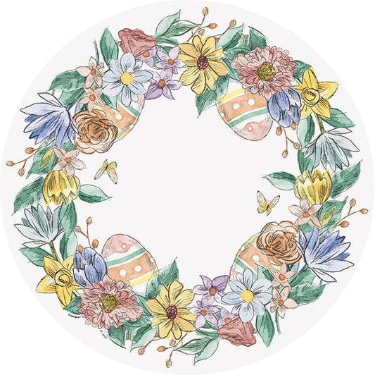 Easter Bunny Friends Round Placemats (Pack of 8) - The Party Marketplace