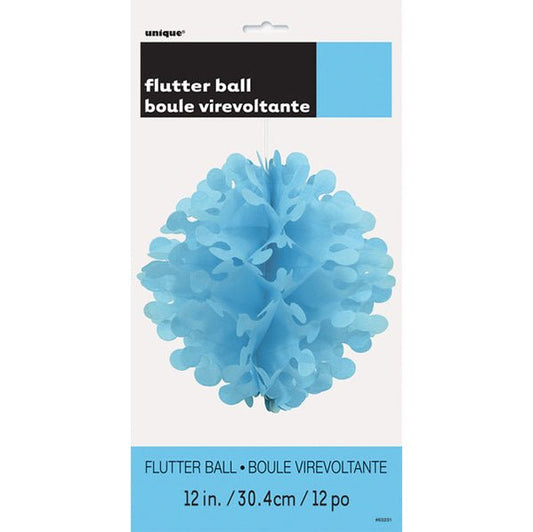 Flutter Ball - Powder Blue 30cm - The Party Marketplace