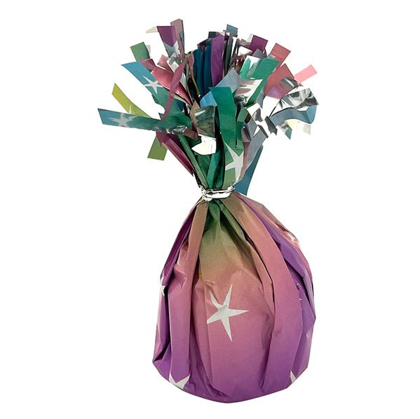 Foil Balloon Weight - Pastel Rainbow Stars - The Party Marketplace