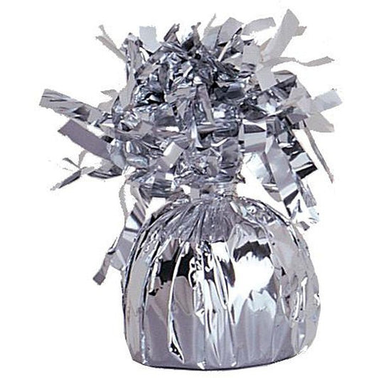 Foil Balloon Weight - Silver - The Party Marketplace