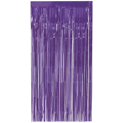 Fringe Door Curtain - Deep Purple - The Party Marketplace