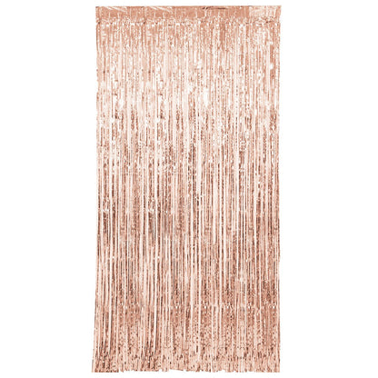 Fringe Door Curtain - Rose Gold - The Party Marketplace