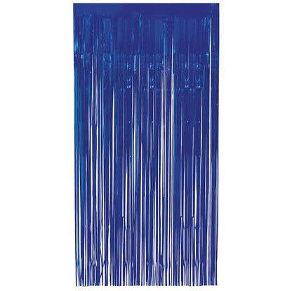 Fringe Door Curtain - Royal Blue - The Party Marketplace