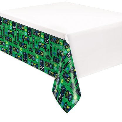 Gamer Printed Tablecover 137cm x 213cm - The Party Marketplace