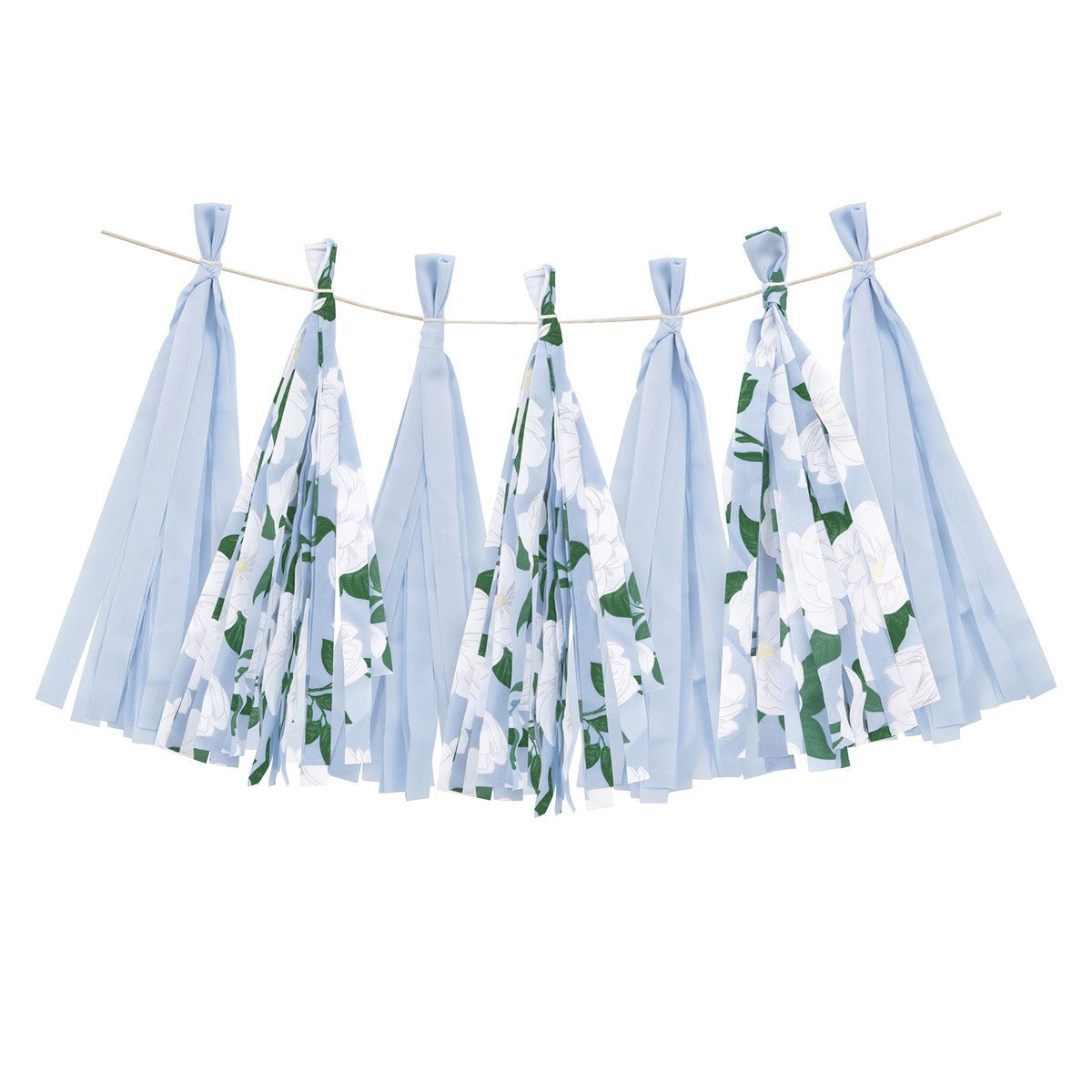 Garden Party Fabric Tassel Garland (2.13m) - The Party Marketplace