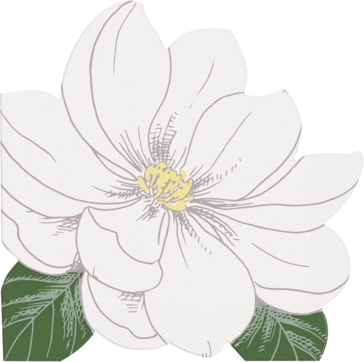 Garden Party Flower Shaped Luncheon Napkins (Pack of 16) - The Party Marketplace