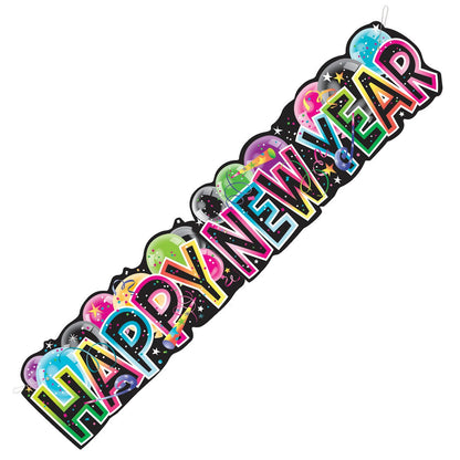 Giant Banner "Happy New Year" - 1.36m - The Party Marketplace