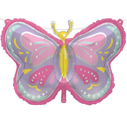 Giant Butterfly Foil Balloon 66cm - The Party Marketplace