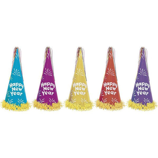 Giant "Happy New Year" Cone Hat - The Party Marketplace